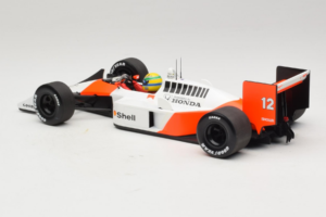 McLaren MP4/4 Honda #12 A. Senna Marlboro McLaren F1 World Champion 1988 Minichamps 1:18 540881812 Метал — снимка 5 от 7
