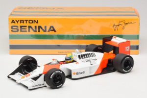 McLaren MP4/4 Honda #12 A. Senna Marlboro McLaren F1 World Champion 1988 Minichamps 1:18 540881812 Метал — снимка 7 от 7