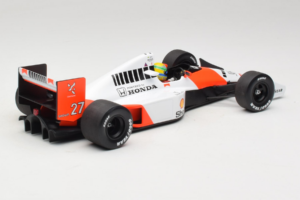 McLaren MP4/5B Honda #27 A. Senna Marlboro McLaren F1 World Champion 1990 Minichamps 1:18 540901827 Метал — снимка 2 от 7