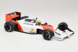 McLaren MP4/5B Honda #27 A. Senna Marlboro McLaren F1 World Champion 1990 Minichamps 1:18 540901827 Метал — снимка 4 от 7