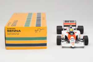McLaren MP4/5B Honda #27 A. Senna Marlboro McLaren F1 World Champion 1990 Minichamps 1:18 540901827 Метал — снимка 6 от 7