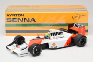 McLaren MP4/5B Honda #27 A. Senna Marlboro McLaren F1 World Champion 1990 Minichamps 1:18 540901827 Метал — снимка 7 от 7