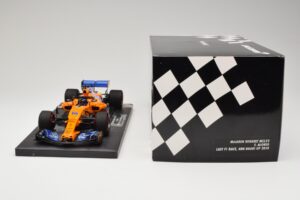 McLaren MCL33 Renault #14 F. Alonso Last F1 Race Abu Dhabi GP 2018 Minichamps 1:18 537183914 Метал — снимка 6 от 6