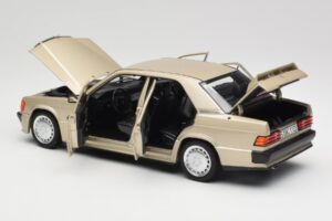 Mercedes 190E W201 2.3-16 Smoke Silver Metallic Norev 1:18 183831 Метал — снимка 5 от 8