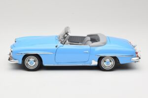 Mercedes 190 SL W121 Светлосиньо Norev 1:18 183400 Метал — снимка 4 от 8