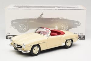 Mercedes 190 SL W121 Бежов Minichamps 1:18 103037034 Метал — снимка 8 от 8
