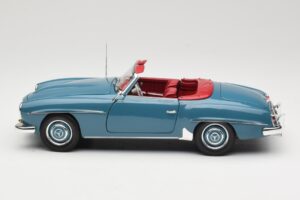 Mercedes 190 SL W121 Синьо Minichamps 1:18 103037033 Метал — снимка 4 от 8