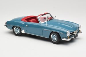 Mercedes 190 SL W121 Синьо Minichamps 1:18 103037033 Метал — снимка 6 от 8