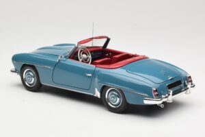 Mercedes 190 SL W121 Синьо Minichamps 1:18 103037033 Метал — снимка 7 от 8