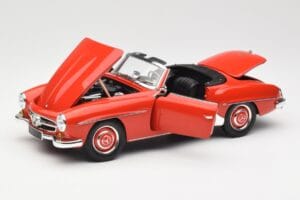 Mercedes 190 SL W121 Guards Red Minichamps 1:18 100037032 Метал — снимка 2 от 8