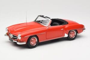 Mercedes 190 SL W121 Guards Red Minichamps 1:18 100037032 Метал