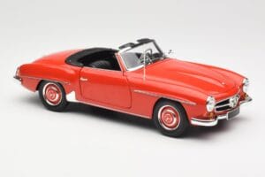 Mercedes 190 SL W121 Guards Red Minichamps 1:18 100037032 Метал — снимка 6 от 8