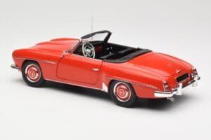 Mercedes 190 SL W121 Guards Red Minichamps 1:18 100037032 Метал — снимка 7 от 8