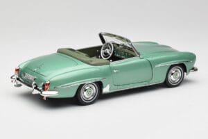 Mercedes 190 SL W121 Светлозелен Металик Norev 1:18 183401 Метал — снимка 4 от 9