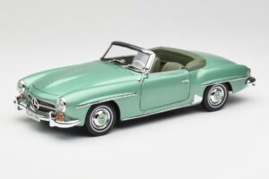 Mercedes 190 SL W121 Светлозелен Металик Norev 1:18 183401 Метал