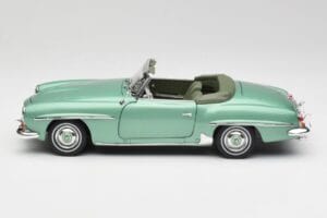 Mercedes 190 SL W121 Светлозелен Металик Norev 1:18 183401 Метал — снимка 5 от 9