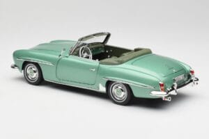 Mercedes 190 SL W121 Светлозелен Металик Norev 1:18 183401 Метал — снимка 8 от 9