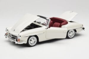 Mercedes 190 SL W121 Светлосив Norev 1:18 B66040710 Метал — снимка 2 от 10