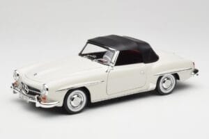 Mercedes 190 SL W121 Светлосив Norev 1:18 B66040710 Метал — снимка 3 от 10