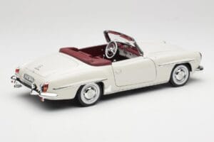 Mercedes 190 SL W121 Светлосив Norev 1:18 B66040710 Метал — снимка 4 от 10