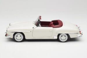 Mercedes 190 SL W121 Светлосив Norev 1:18 B66040710 Метал — снимка 6 от 10