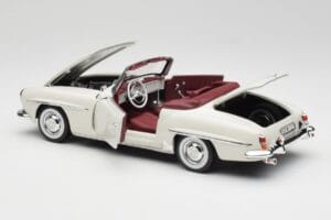 Mercedes 190 SL W121 Светлосив Norev 1:18 B66040710 Метал — снимка 7 от 10