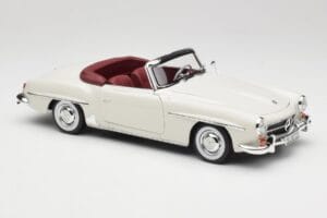 Mercedes 190 SL W121 Светлосив Norev 1:18 B66040710 Метал — снимка 8 от 10