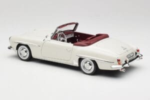 Mercedes 190 SL W121 Светлосив Norev 1:18 B66040710 Метал — снимка 9 от 10