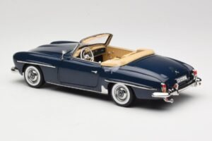 Mercedes 190 SL W121 Middle Blue Norev 1:18 183403 Метал — снимка 7 от 8