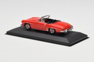 Mercedes 190 SL W121 Червен Minichamps 1:43 940033131 Метал — снимка 3 от 4