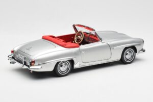 Mercedes 190 SL W121 Сребрист Norev 1:18 B660640604 Метал — снимка 3 от 8