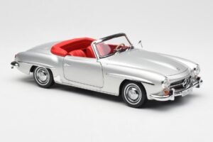 Mercedes 190 SL W121 Сребрист Norev 1:18 B660640604 Метал — снимка 6 от 8