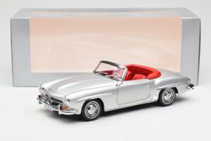 Mercedes 190 SL W121 Сребрист Norev 1:18 B660640604 Метал — снимка 8 от 8