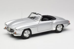 Mercedes 190 SL W121 Сребристо Сив Minichamps 1:18 100037031 Метал