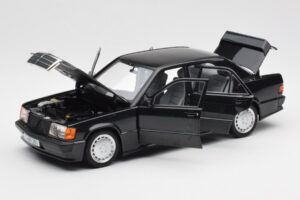 Mercedes 190E 2.3-16 W201 Черен Дилърско Издание Norev 1:18 B66040663 Метал — снимка 2 от 8