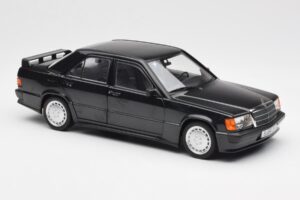 Mercedes 190E 2.3-16 W201 Черен Дилърско Издание Norev 1:18 B66040663 Метал — снимка 6 от 8