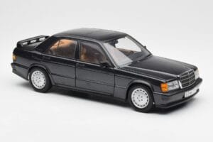 Mercedes 190E 2.3-16 W201 Синьо-Черен Metallic AUTOart 1:18 76122 Метал — снимка 6 от 8