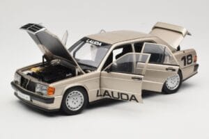 Mercedes 190E 2.3-16 W201 #1 N. Lauda Race of Champions Nurburgring 1984 AUTOart 1:18 88431 Метал — снимка 2 от 8