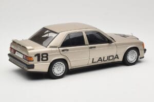 Mercedes 190E 2.3-16 W201 #1 N. Lauda Race of Champions Nurburgring 1984 AUTOart 1:18 88431 Метал — снимка 3 от 8