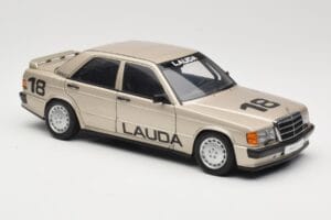 Mercedes 190E 2.3-16 W201 #1 N. Lauda Race of Champions Nurburgring 1984 AUTOart 1:18 88431 Метал — снимка 6 от 8