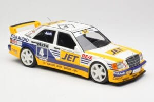 Mercedes 190E 2.5-16 EVO 1 W201 Team MS-Jet #4 R. Asch DTM 1989 Minichamps 1:18 155893604 Метал — снимка 4 от 6