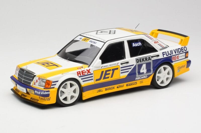 Mercedes 190E 2.5-16 EVO 1 W201 Team MS-Jet #4 R. Asch DTM 1989 Minichamps 1:18 155893604 Метал