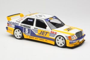 Mercedes 190E 2.5-16 EVO 1 W201 Team MS-Jet #5 M. Reuter DTM 1989 Minichamps 1:18 155893605 Метал — снимка 4 от 6