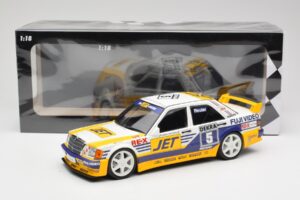 Mercedes 190E 2.5-16 EVO 1 W201 Team MS-Jet #5 M. Reuter DTM 1989 Minichamps 1:18 155893605 Метал — снимка 6 от 6