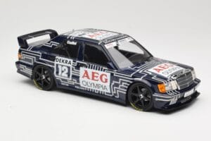 Mercedes 190E 2.5-16 EVO 1 W201 Team Snobeck #12 A. Cudini DTM 1989 Minichamps 1:18 155893612 Метал — снимка 4 от 6