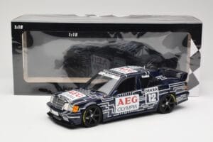Mercedes 190E 2.5-16 EVO 1 W201 Team Snobeck #12 A. Cudini DTM 1989 Minichamps 1:18 155893612 Метал — снимка 6 от 6