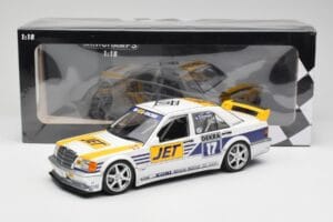 Mercedes 190E 2.5-16 EVO I W201 #17 Team MS-Jet J. van Ommen DTM 1990 Minichamps 1:18 155903617 Метал — снимка 6 от 6