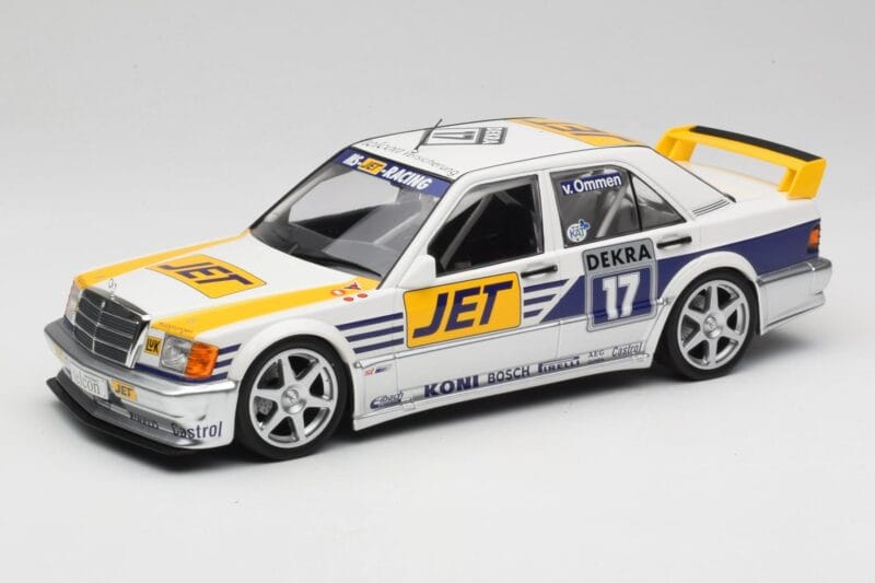 Mercedes 190E 2.5-16 EVO I W201 #17 Team MS-Jet J. van Ommen DTM 1990 Minichamps 1:18 155903617 Метал