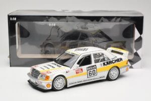 Mercedes 190E 2.5-16 EVO I W201 #60 Team AMG Mercedes K. Wendlinger DTM 1990 Minichamps 1:18 155903660 Метал — снимка 6 от 6