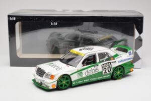 Mercedes 190E 2.5-16 EVO II W201 #20 Team Zakspeed M. Schumacher DTM 1991 Minichamps 1:18 155913620 Метал — снимка 6 от 6